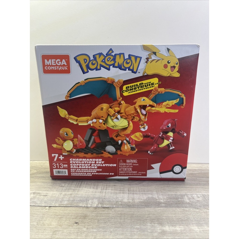 MEGA Construx Pokémon Charmander Evolution Set Pokemon